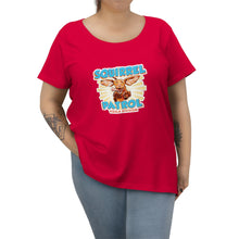 Load image into Gallery viewer, Super Vizsla Squirrel Patrol Women's Curvy Tee