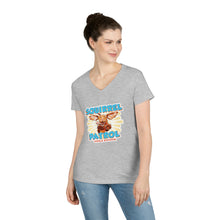Load image into Gallery viewer, Squirrel Patrol Vizsla Division Ladies' V-Neck T-Shirt