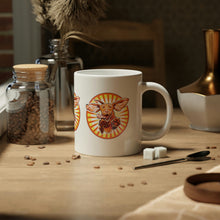 Load image into Gallery viewer, Excited Leaping Super Vizsla Puppy Dog Jumbo Ceramic Mug, 20oz