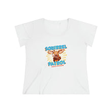 Load image into Gallery viewer, Super Vizsla Squirrel Patrol Women's Curvy Tee
