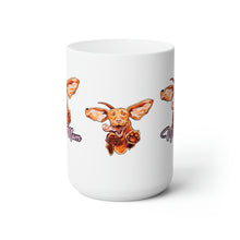 Load image into Gallery viewer, Cute Vizsla Puppy Dog Mom - Ceramic Mug 15oz