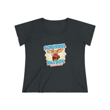 Load image into Gallery viewer, Super Vizsla Squirrel Patrol Women's Curvy Tee