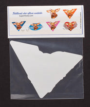 Load image into Gallery viewer, Happy playing and jumping Hungarian Vizsla dog sticker original artwork unique decal pink