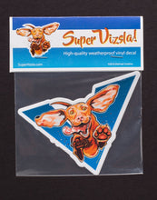 Load image into Gallery viewer, Happy playing excited jumping smiling Hungarian Vizsla dog decal
