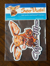 Load image into Gallery viewer, Happy playing and jumping Hungarian Vizsla Mom dog puppy decal gift