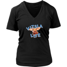 Load image into Gallery viewer, Vizsla Life Womens V-Neck Shirt