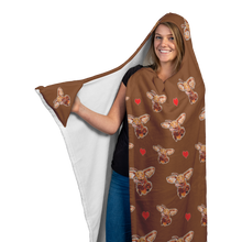 Load image into Gallery viewer, Cozy Vizsla Dog Hooded Blanket