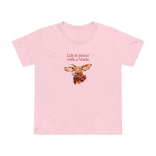 Load image into Gallery viewer, Life is better with a Vizsla - Womens Triblend T shirt for Hungarian Vizsla dog lovers
