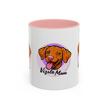 Load image into Gallery viewer, Mug, Happy Hungarian Vizsla Puppy Coffee Cup, Dog Lover Gift, Cute Pet Owner Present, Animal Theme Tea Mug, Dog Mom Mug
