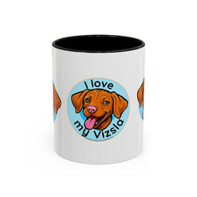 Load image into Gallery viewer, Vizsla Love Coffee Mug, Dog Lover Gift, Personalized Pet Mug, Animal Appreciation, Fun Home Decor
