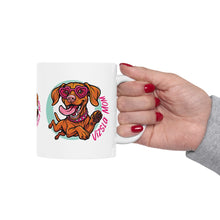 Load image into Gallery viewer, Vizsla Puppy Ceramic Coffee Mug — 11oz or 15oz Vizsla Dog Lover Gift (11oz/15oz)
