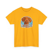Load image into Gallery viewer, Cloudy with a Chance of Nope Dog Tee | Cute Vizsla Weather Graphic
