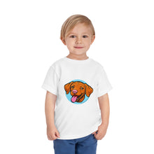 Load image into Gallery viewer, Happy Hungarian Vizsla Puppy Toddler Tee, Kids T-Shirt, Dog Lover Gift, Cute Animal Shirt, Pet Owner Clothing, Children's Apparel
