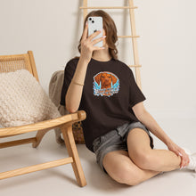 Load image into Gallery viewer, Cloudy with a Chance of Nope Dog Tee | Cute Vizsla Weather Graphic
