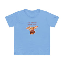 Load image into Gallery viewer, Life is better with a Vizsla - Womens Triblend T shirt for Hungarian Vizsla dog lovers
