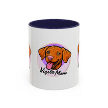 Load image into Gallery viewer, Mug, Happy Hungarian Vizsla Puppy Coffee Cup, Dog Lover Gift, Cute Pet Owner Present, Animal Theme Tea Mug, Dog Mom Mug
