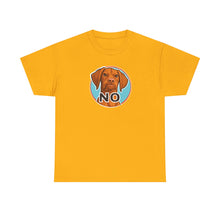 Load image into Gallery viewer, Vizsla Dog 'NO' Graphic Tee | Funny V Face T-Shirt, Vizsla Puppy Lover Shirt

