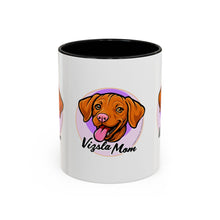 Load image into Gallery viewer, Mug, Happy Hungarian Vizsla Puppy Coffee Cup, Dog Lover Gift, Cute Pet Owner Present, Animal Theme Tea Mug, Dog Mom Mug
