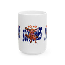 Load image into Gallery viewer, Mug - Happy Vizsla Puppy with Zoomies perfect for Hungarian Vizsla dog lovers
