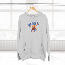Load image into Gallery viewer, Vizsla Life Unisex Hoodie for Everyday Comfort, Perfect Gift for Friends and Family  Cozy Hooded Sweatshirt for the Hungarian Vizsla Lover
