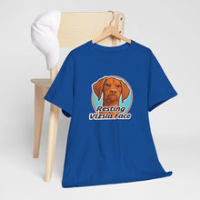 Load image into Gallery viewer, Resting Vizsla Face T-Shirt | Vizsla Dog Tee, Dog Lover Shirt
