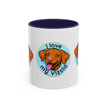 Load image into Gallery viewer, Vizsla Love Coffee Mug, Dog Lover Gift, Personalized Pet Mug, Animal Appreciation, Fun Home Decor
