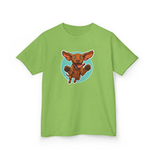 Load image into Gallery viewer, Vizsla Kids Shirt, Jumping Puppy Tee, Cute Vizsla Dog T-Shirt for Boys and Girls, Toddler Youth Vizsla Lover Gift, Hungarian Pointer

