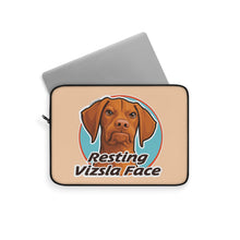 Load image into Gallery viewer, Resting Vizsla Face Laptop Sleeve | Dog Portrait, Pet Lover Accessory
