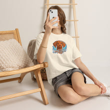 Load image into Gallery viewer, Cloudy with a Chance of Nope Dog Tee | Cute Vizsla Weather Graphic
