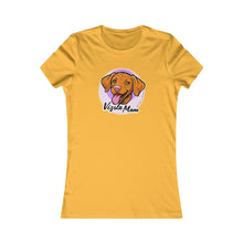 Load image into Gallery viewer, Vizsla Puppy Mom Graphic Tee, Hungarian Vizsla Dog Lover Shirt, Pet Parent Gift, Casual Wear, Animal Lover T-Shirt, Dog Mom Apparel
