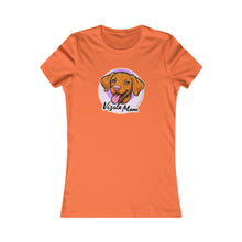 Load image into Gallery viewer, Vizsla Puppy Mom Graphic Tee, Hungarian Vizsla Dog Lover Shirt, Pet Parent Gift, Casual Wear, Animal Lover T-Shirt, Dog Mom Apparel
