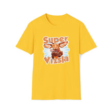 Load image into Gallery viewer, Super Vizsla Unisex Softstyle T-Shirt for Hungarian Vizsla Dog and Puppy lovers
