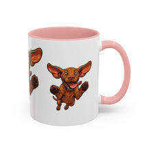 Load image into Gallery viewer, Happy Jumping Vizsla Mug | Accent Coffee Mug 11oz 15oz
