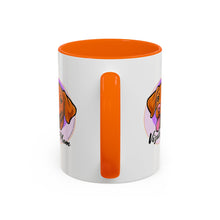 Load image into Gallery viewer, Mug, Happy Hungarian Vizsla Puppy Coffee Cup, Dog Lover Gift, Cute Pet Owner Present, Animal Theme Tea Mug, Dog Mom Mug
