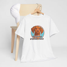 Load image into Gallery viewer, Resting Vizsla Face T-Shirt | Vizsla Dog Tee, Dog Lover Shirt
