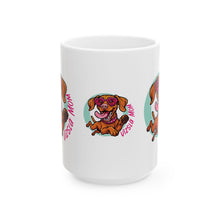 Load image into Gallery viewer, Vizsla Puppy Ceramic Coffee Mug — 11oz or 15oz Vizsla Dog Lover Gift (11oz/15oz)
