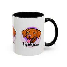 Load image into Gallery viewer, Mug, Happy Hungarian Vizsla Puppy Coffee Cup, Dog Lover Gift, Cute Pet Owner Present, Animal Theme Tea Mug, Dog Mom Mug
