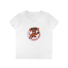 Load image into Gallery viewer, Vizsla Mom T-Shirt | Cute Running Vizsla Dog Graphic
