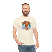 Load image into Gallery viewer, Cloudy with a Chance of Nope Dog Tee | Cute Vizsla Weather Graphic

