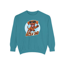Load image into Gallery viewer, Vizsla Dad Sweatshirt - Cute Running Vizsla Dog Graphic Crewneck
