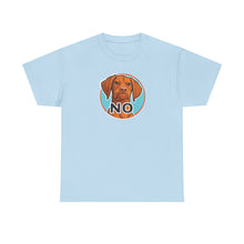 Load image into Gallery viewer, Vizsla Dog 'NO' Graphic Tee | Funny V Face T-Shirt, Vizsla Puppy Lover Shirt
