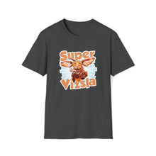 Load image into Gallery viewer, Super Vizsla Unisex Softstyle T-Shirt for Hungarian Vizsla Dog and Puppy lovers
