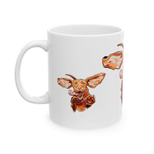 Load image into Gallery viewer, Joyful Vizsla Dog Lover's Ceramic Mug - Fun 11oz &amp; 15oz Brew Buddy, Pet Lover Gift, Dog Themed Coffee Mug, Unique Presents for Vizsla Lovers
