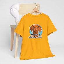 Load image into Gallery viewer, Resting Vizsla Face T-Shirt | Vizsla Dog Tee, Dog Lover Shirt
