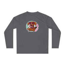 Load image into Gallery viewer, Vizsla Mom Long Sleeve Performance Shirt – Cute Vizsla in Sunglasses Pup Graphic
