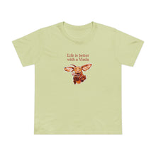Load image into Gallery viewer, Life is better with a Vizsla - Womens Triblend T shirt for Hungarian Vizsla dog lovers
