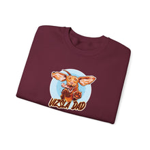 Load image into Gallery viewer, Vizsla Dad Sweatshirt | Vizsla Dog Illustration, Dog Lover Apparel
