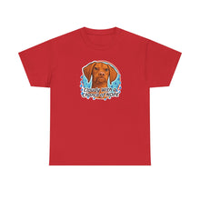Load image into Gallery viewer, Cloudy with a Chance of Nope Dog Tee | Cute Vizsla Weather Graphic
