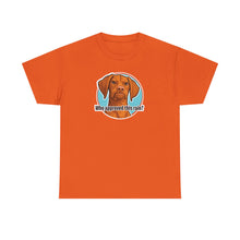 Load image into Gallery viewer, Surly Vizsla Dog Who Approved This Rain? T-Shirt | Funny Dog Tee
