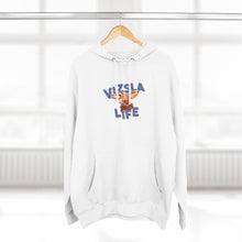 Load image into Gallery viewer, Vizsla Life Unisex Hoodie for Everyday Comfort, Perfect Gift for Friends and Family  Cozy Hooded Sweatshirt for the Hungarian Vizsla Lover

